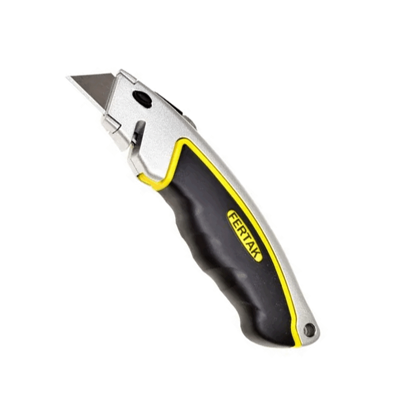 Estilete Fertak Trapezoidal 18mm Com 5 Lâminas