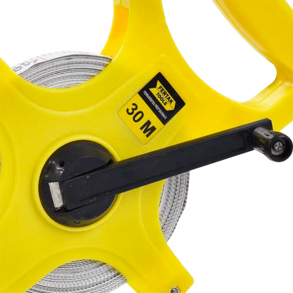 Encontraproduto.com.br - Trena Fertak Longa Fita Fibra 30 Metros