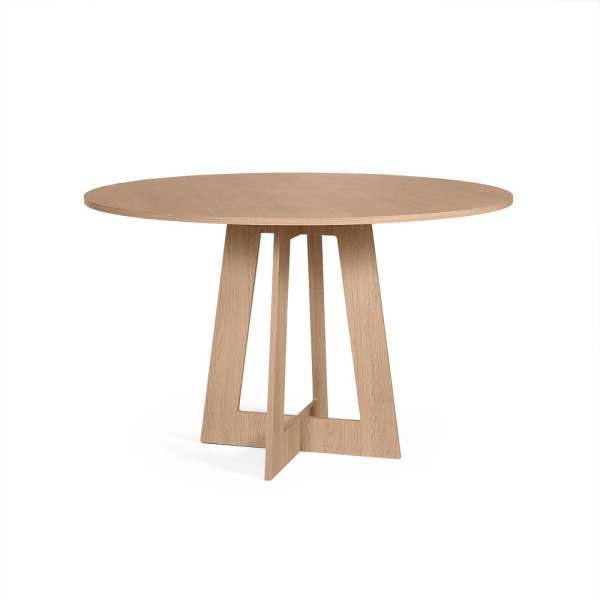 Encontraproduto.com.br - Mesa De Jantar Redonda 4 Lugares 90cm Montreal Jade - Straub Web