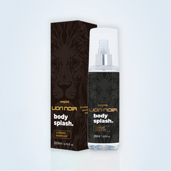 Body Splash Lion Noir Desodorante Colônia 200ml - Wepink