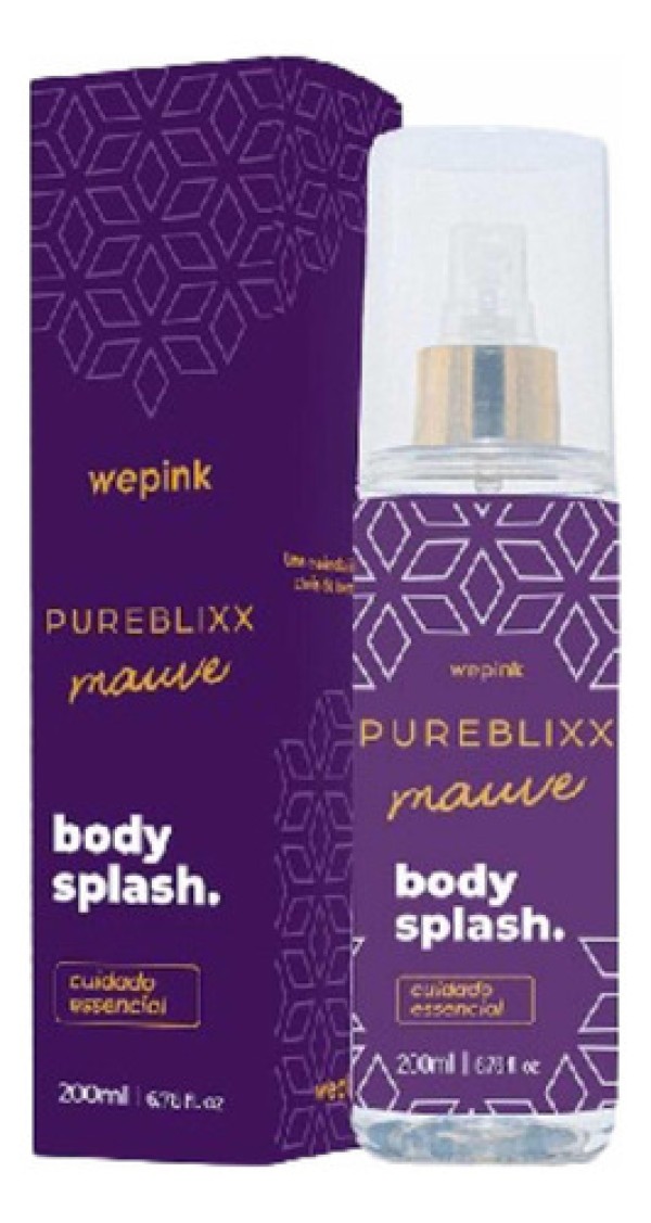 Body Splash Pureblixx Mauve Desodorante Colônia 200ml - Wepink