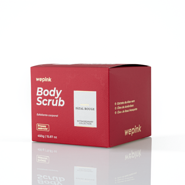 Encontraproduto.com.br - Body Scrub Fatal Rouge Esfoliante Corporal 450gr - Wepink