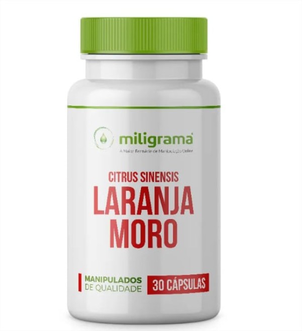 Encontraproduto.com.br - Citrus Sinensis (Laranja Moro) 500mg 30 Cápsulas com Selo de Autenticidade