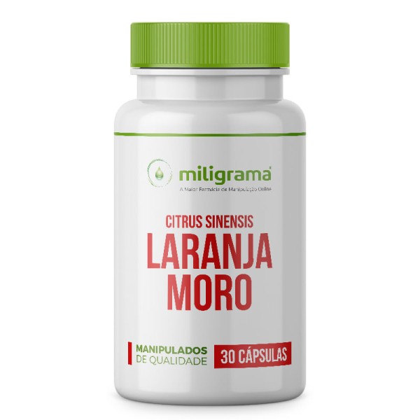 Encontraproduto.com.br - Citrus Sinensis (Laranja Moro) 500mg 30 Cápsulas com Selo de Autenticidade