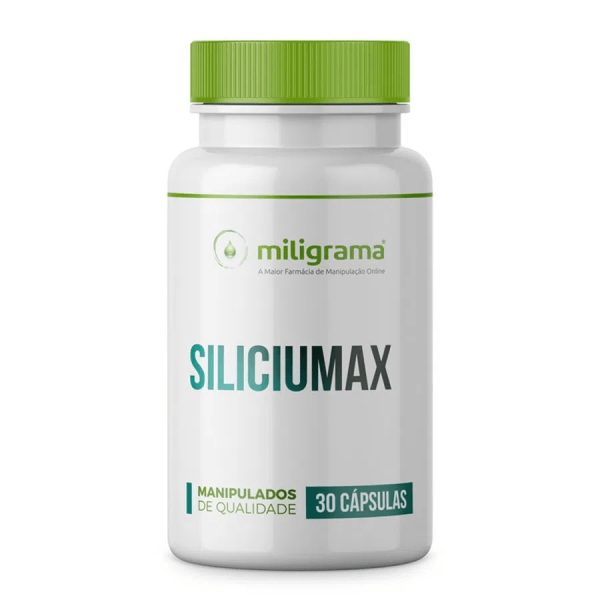 SiliciuMax 300mg com Selo de Autenticidade 30 Cápsulas