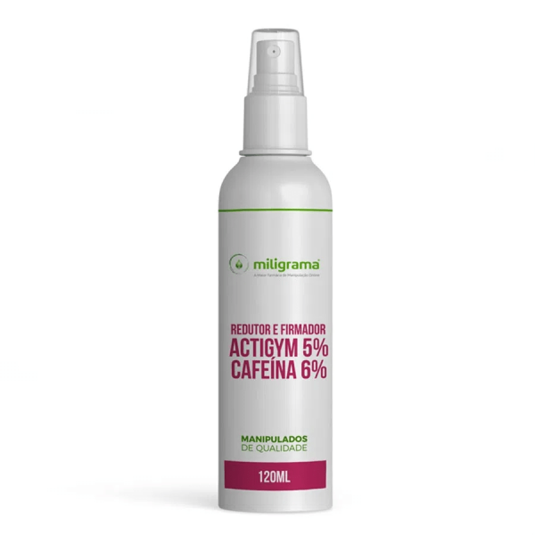 Encontraproduto.com.br - Spray Redutor e Firmador Corporal com Actigym 5% e Cafeína 6% 120ml