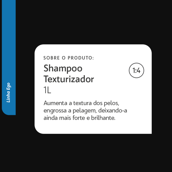 Encontraproduto.com.br - Shampoo Ego Texturizador - Bubbles 1 Litro (1:4)