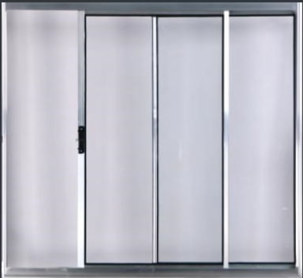 JANELA VITRO 2 FOLHAS SEM GRADE ALUMINIO BRILHANTE - 1.00 (A) X 1.20 (L)