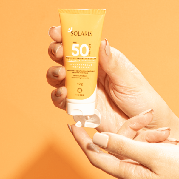Encontraproduto.com.br - Protetor Solar Facial  FPS 50 Solaris  40g