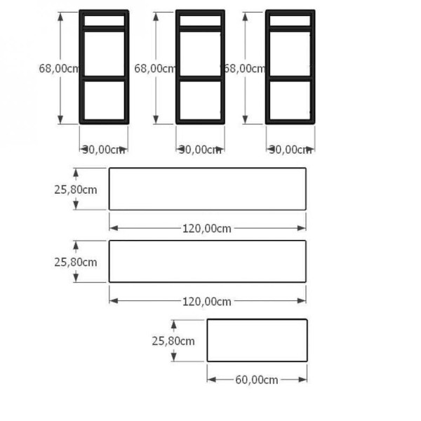 Prateleira Para Sala Branca Para Quarto Infantil Estante Infantil