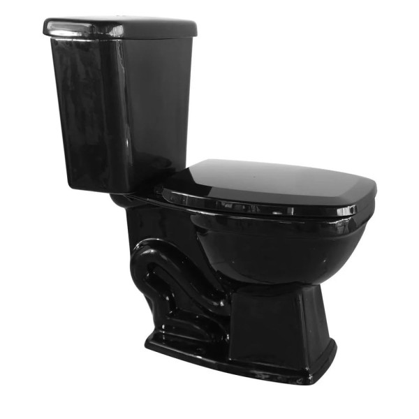 Encontraproduto.com.br - Conjunto Acoplado com Kit de Instalação 3/6L Preto Viseu Luzarte
