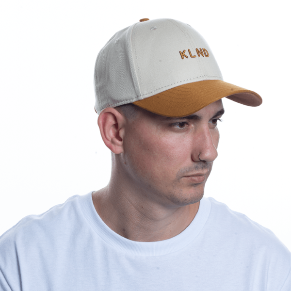 Boné Aba Curva SnapBack Bicolor - Off White / Marrom