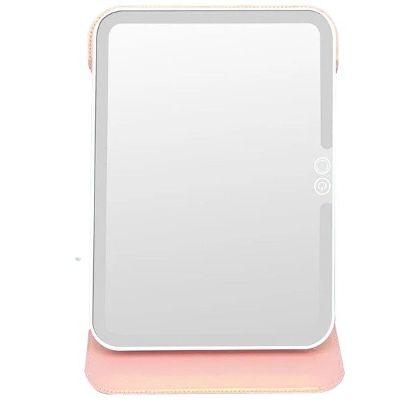 Encontraproduto.com.br - Espelho Tablet com Led 3 cores 23x17cm