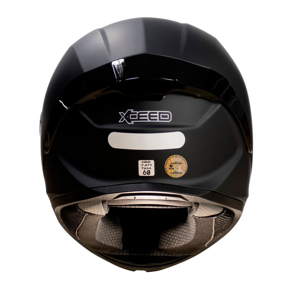 Encontraproduto.com.br - Capacete Xceed F607 Preto Fosco