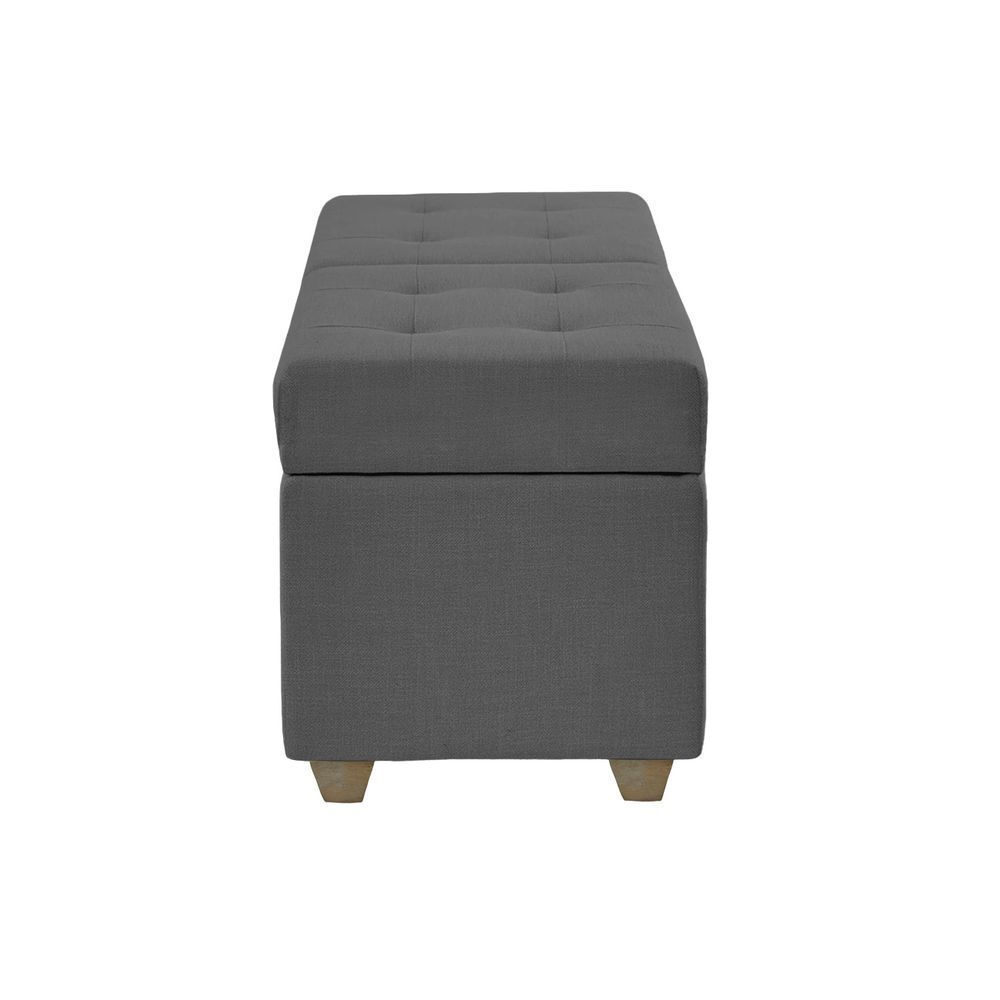Recamier Bau Madri 1,40m Suede Cinza - Inova Decor