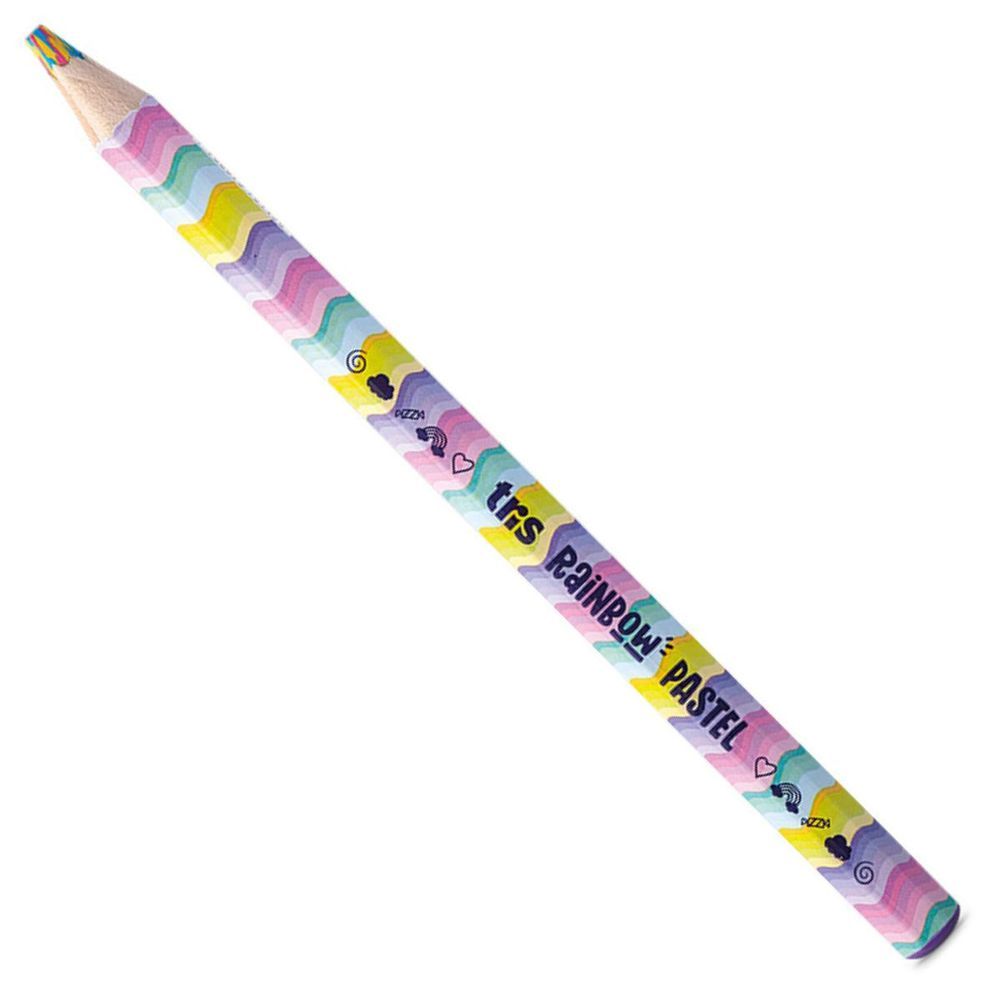 Encontraproduto.com.br - LAPIS DE COR RAINBOW PASTEL JUMBO MULTICOLORIDO - 1UN - TRIS