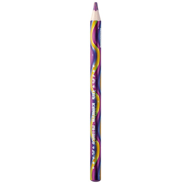 Encontraproduto.com.br - LAPIS DE COR RAINBOW METÁLICO JUMBO MULTICOLORIDO 1UN - TRIS