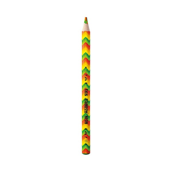 Encontraproduto.com.br - LAPIS DE COR RAINBOW NEON JUMBO - MULTICOLORIDO - 1UN - TRIS