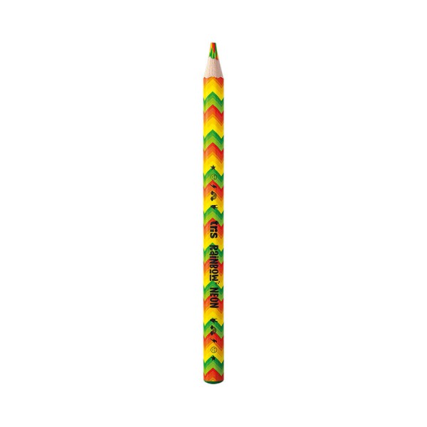 Encontraproduto.com.br - LAPIS DE COR RAINBOW NEON JUMBO - MULTICOLORIDO - 1UN - TRIS