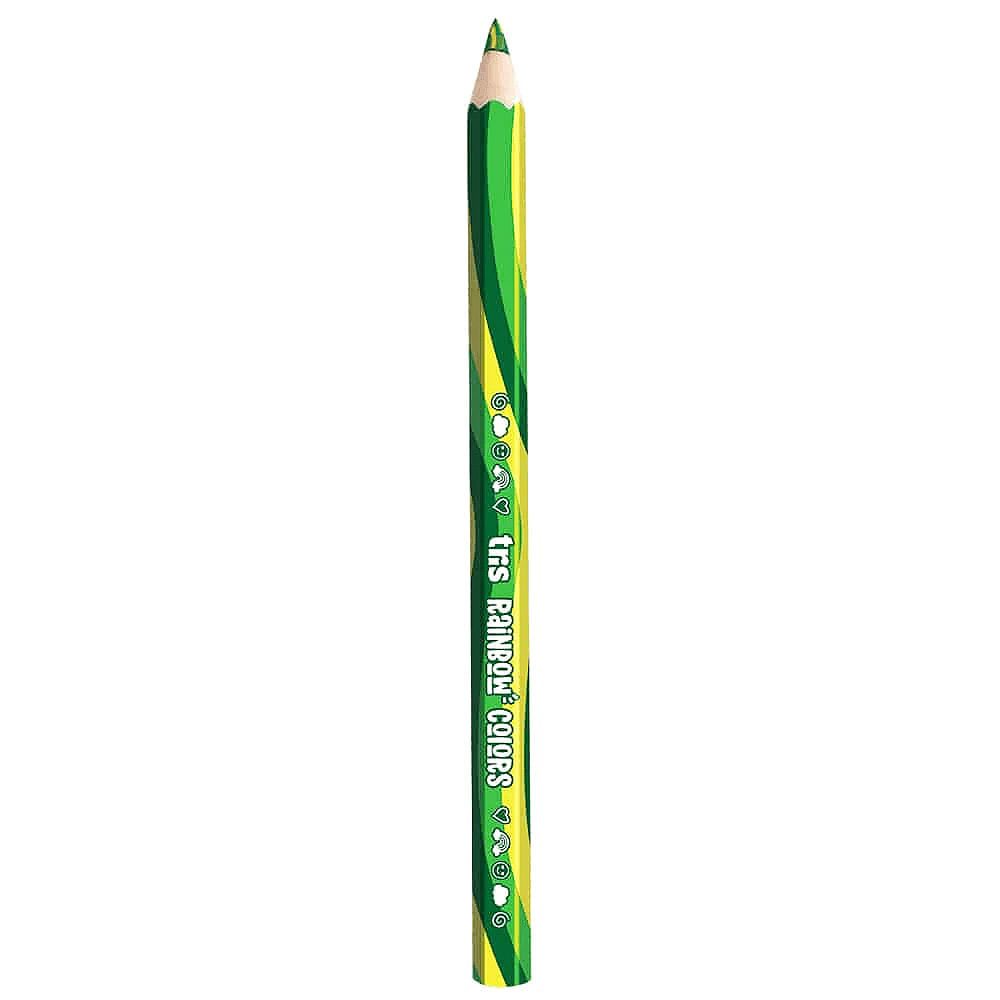 Encontraproduto.com.br - Kit 3 Lápis De Cor Rainbow Colors Jumbo Sortido Tris