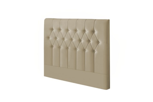 Encontraproduto.com.br - Cabeceira Box King Estofada Bege 1,93m Dink