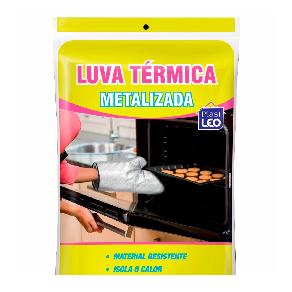 Luva Cozinha Térmica Cinza Cano Longo Tam Único Industrial
