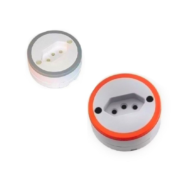 Kit 10 Tomadas Externas Redondas Sortidas 2P + T 10A / 250V