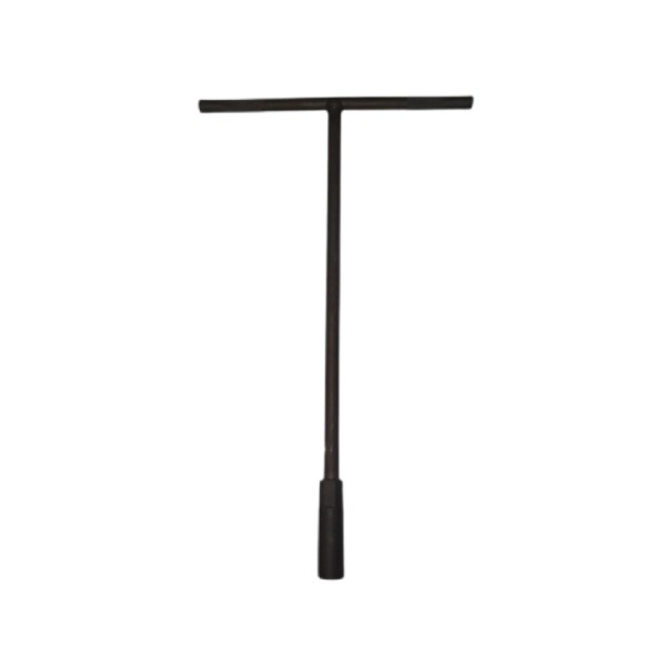 Encontraproduto.com.br - Chave T Canhão Longa 17mm Preto Cabo Reto Apertar/Desapertar