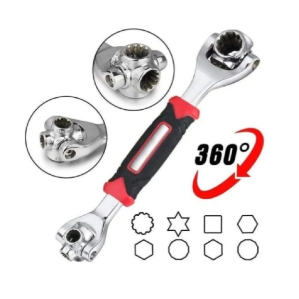 Encontraproduto.com.br - Chave Soquete 8 em 1 Pito Boca Estrela Multifunção Reforçado