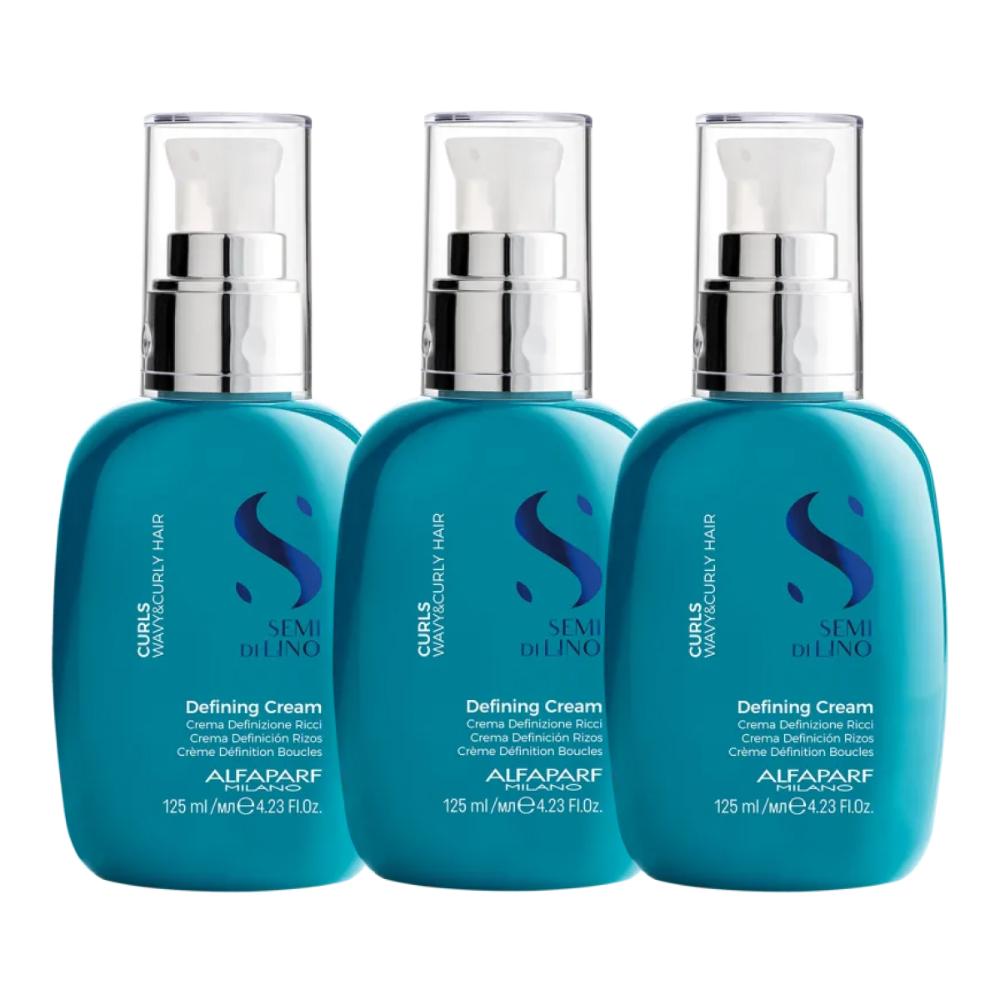 Alfaparf Semi di Lino Curls - Kit 3 Ativadores de Cachos 125ml