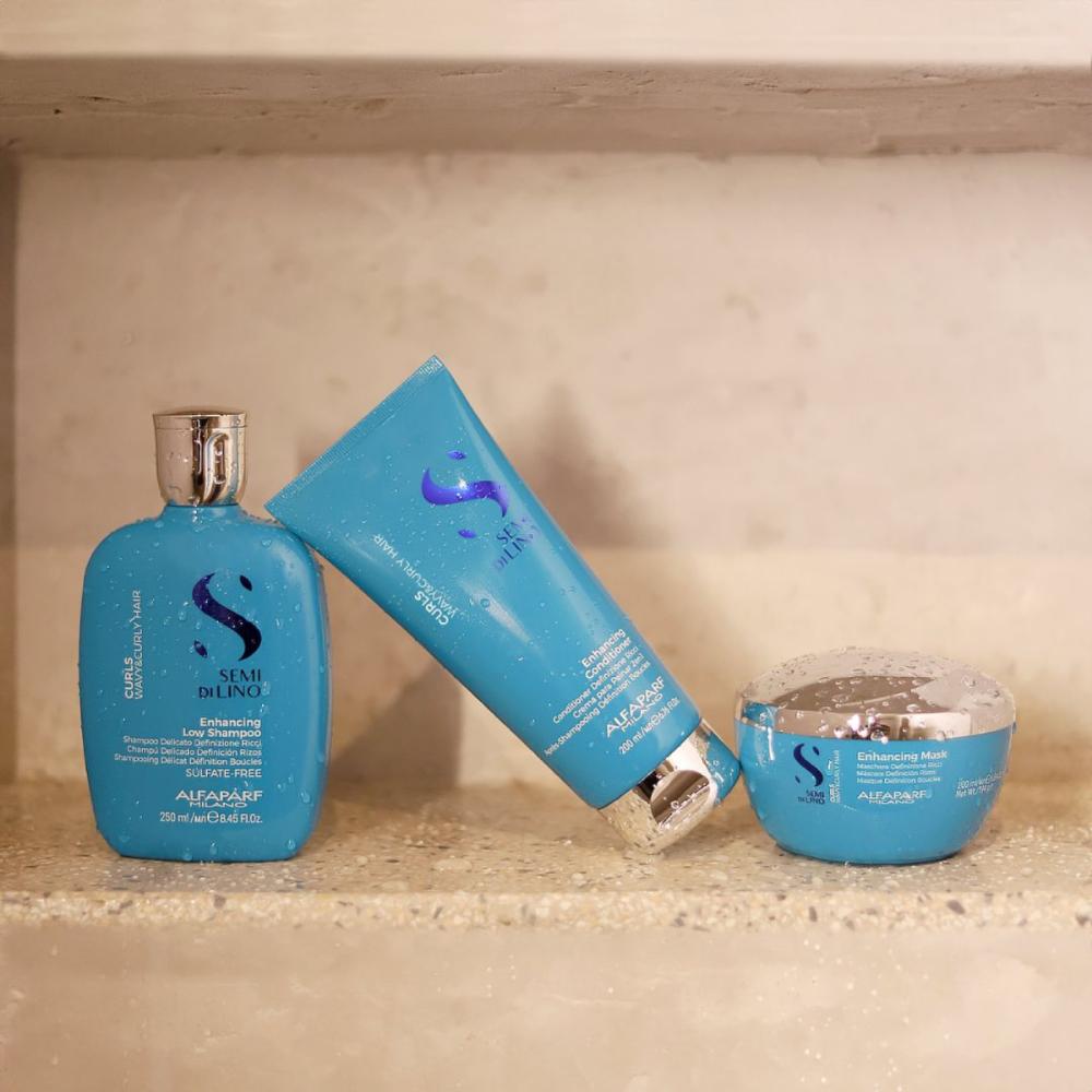 Encontraproduto.com.br - Alfaparf Semi di Lino Curls - Kit 3 Ativadores de Cachos 125ml