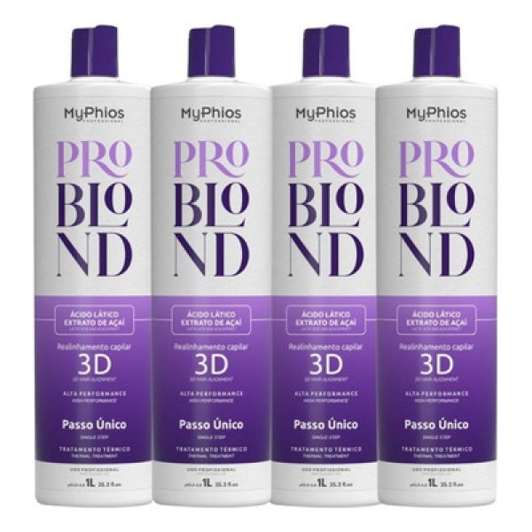 MyPhios ProBlond Kit 4 Realinhamento Capilar 1L