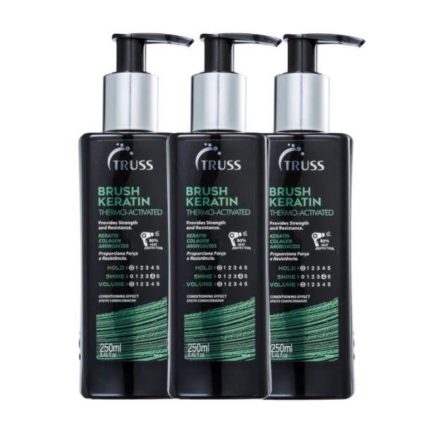 Encontraproduto.com.br - Truss Brush Kit - 3 Leave-ins Reconstrutores 250ml