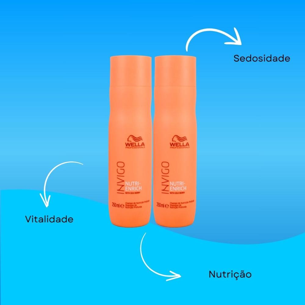 Encontraproduto.com.br - Wella Professionals Invigo Nutri-Enrich Kit 2 Shampoo 250ml