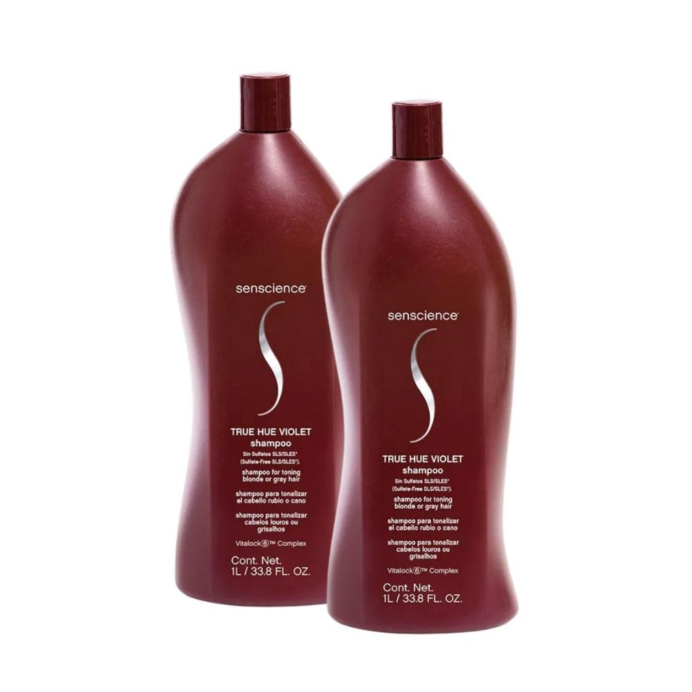 Kit Senscience True Hue Violet - 2 Shampoos 1000ml