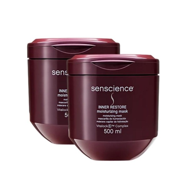 Encontraproduto.com.br - Senscience Inner Restore Kit - 2 Máscaras de Hidratação 500ml