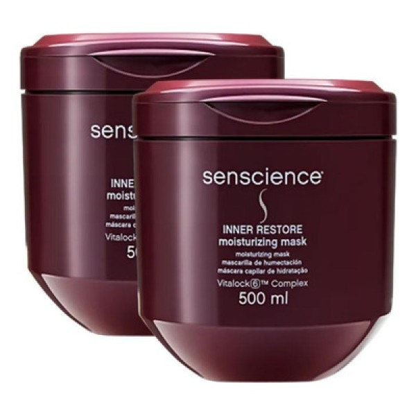 Encontraproduto.com.br - Senscience Inner Restore Kit - 2 Máscaras de Hidratação 500ml