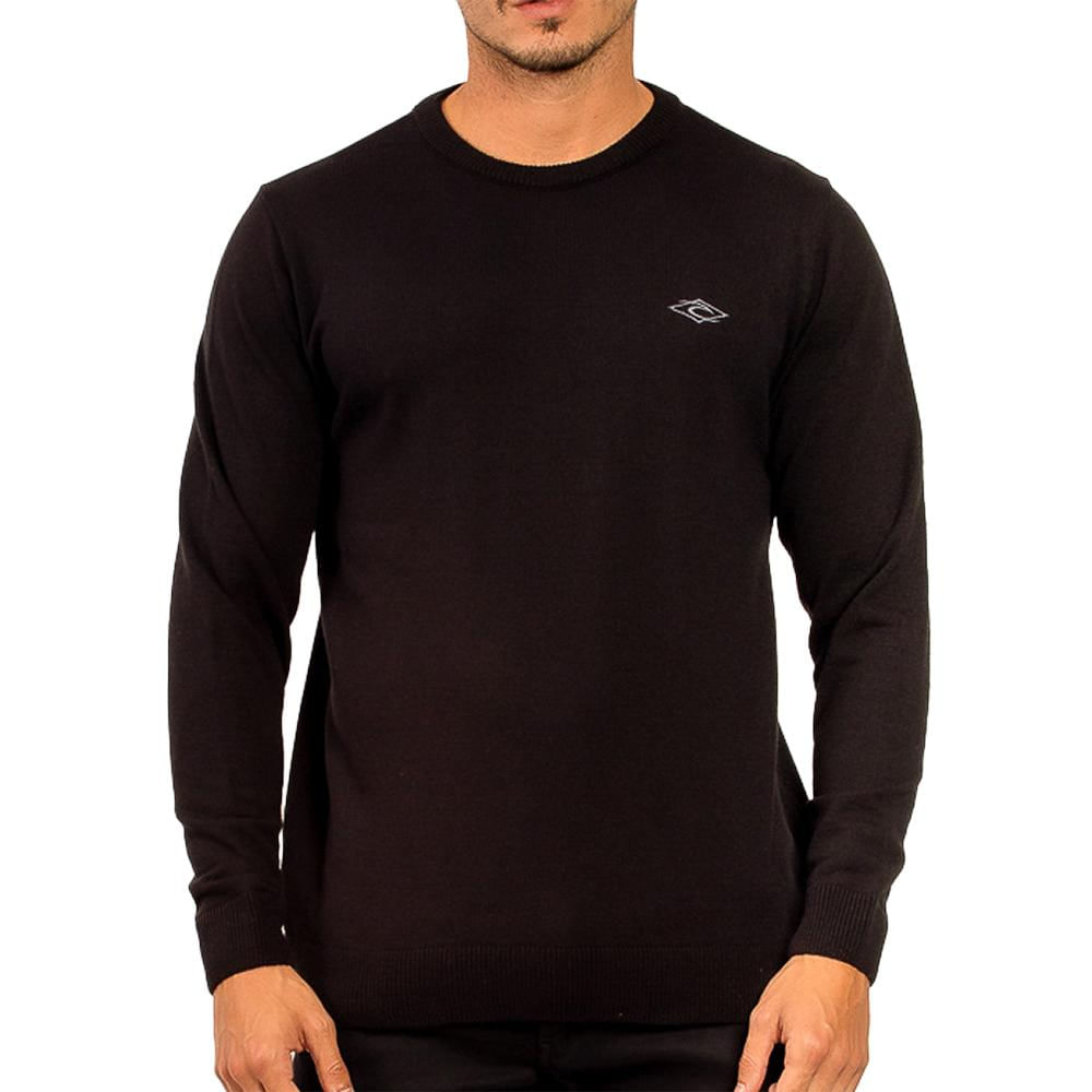 Tricot Rip Curl Diamond Knit WT24 Masculino Preto
