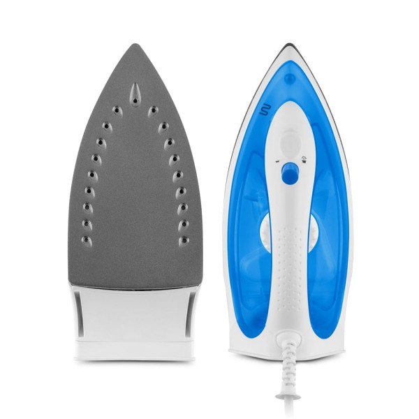 Encontraproduto.com.br - Ferro de Passar Seco e a Vapor Azul Base Antiaderente 220v Multi - HO453