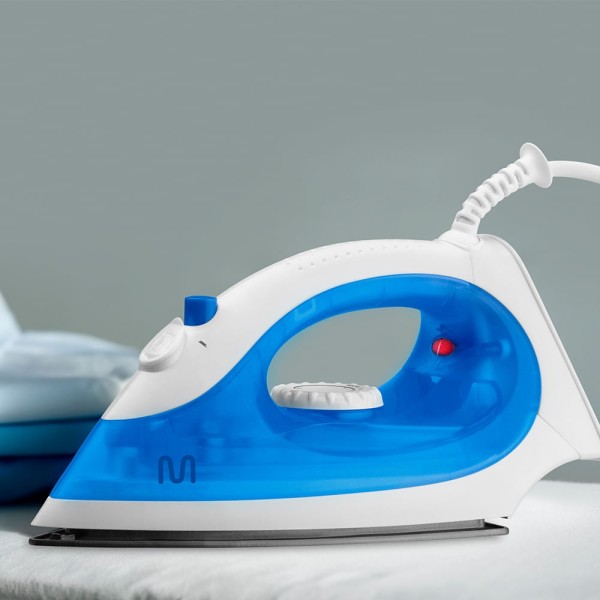 Encontraproduto.com.br - Ferro de Passar Seco e a Vapor Azul Base Antiaderente 220v Multi - HO453