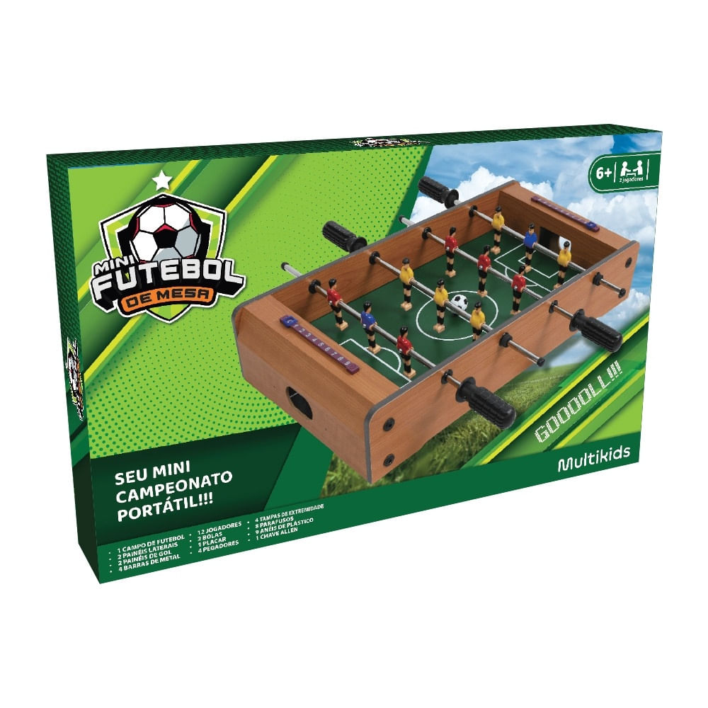 Encontraproduto.com.br - Jogo Mini Futebol de Mesa Multikids - BR2072