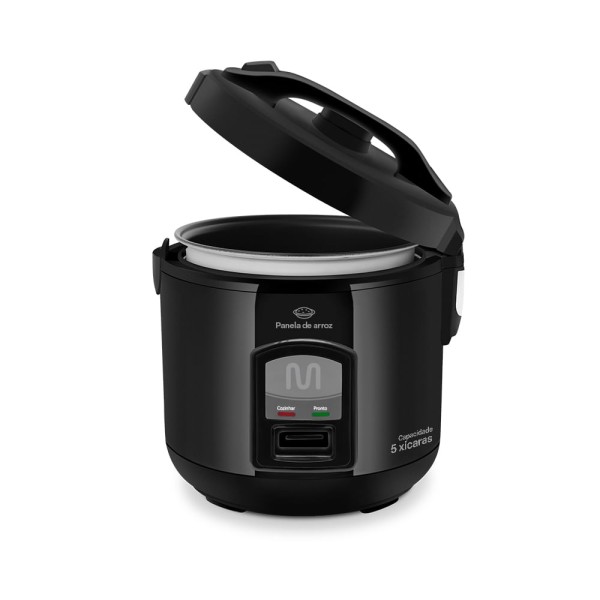 Encontraproduto.com.br - Panela De Arroz 5 Xícaras Função Manter Aquecido 127v-400w Preta Multi - GO003