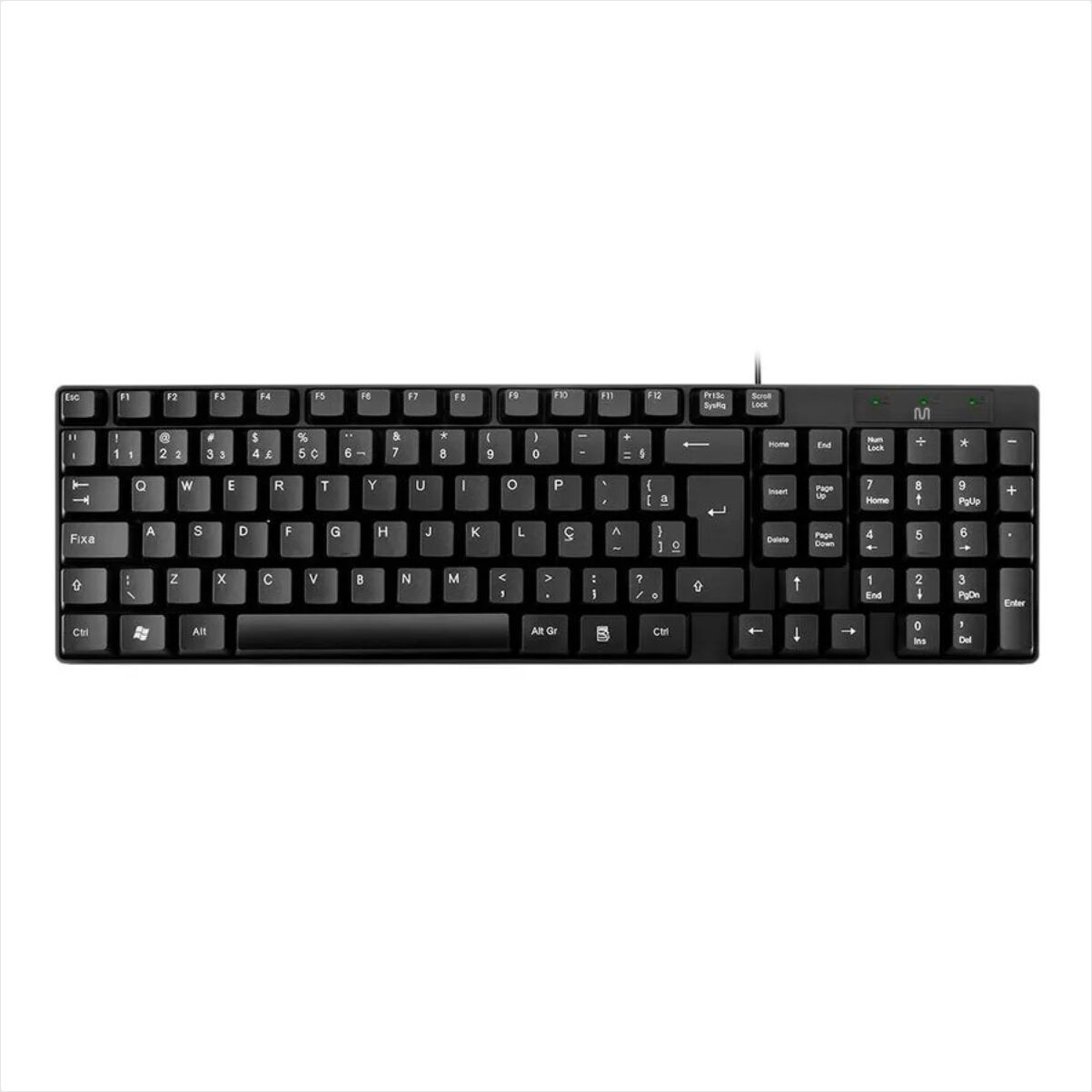 Encontraproduto.com.br - Teclado e Mouse Com Fio Preto Tc309 Multilaser