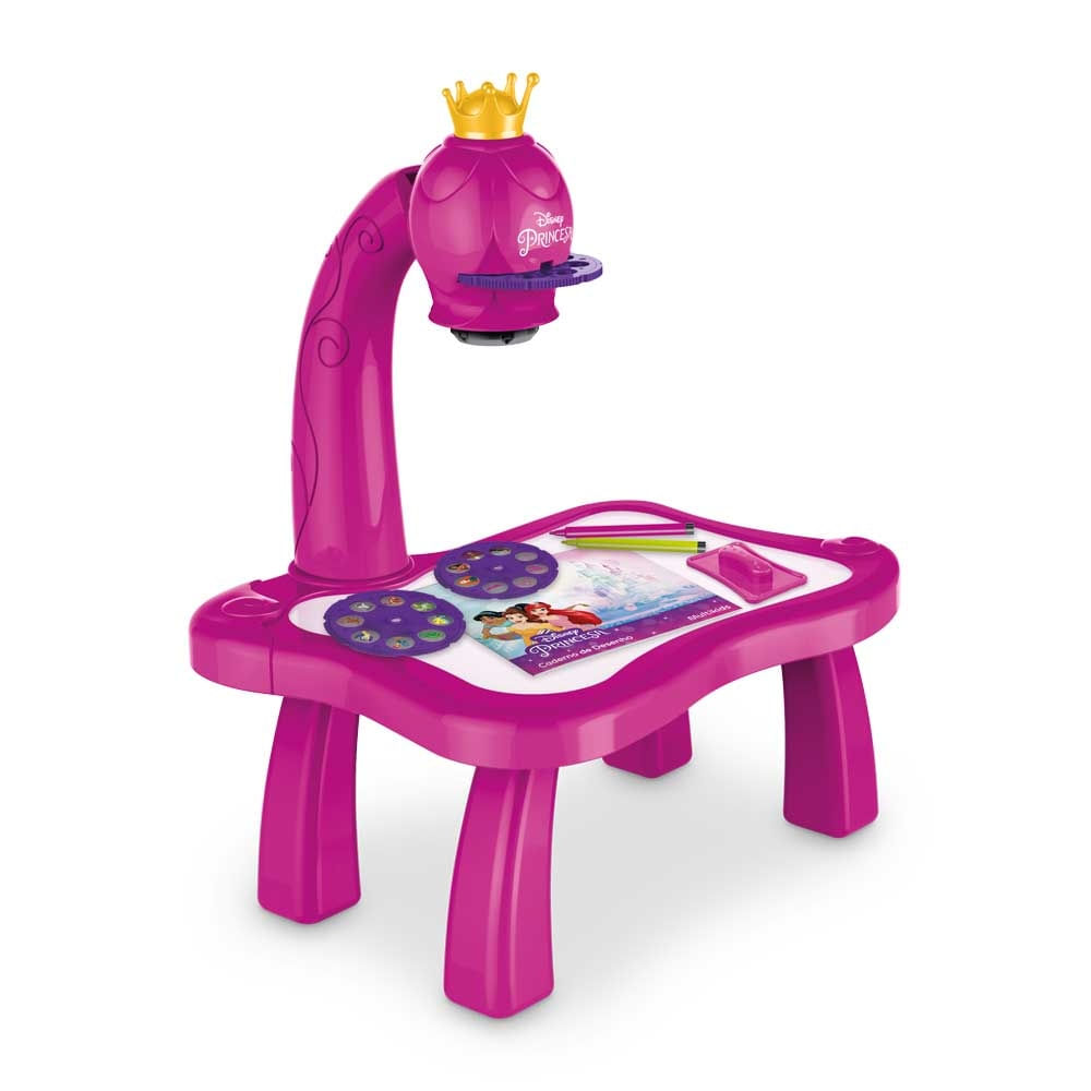 Encontraproduto.com.br - Mesa Projetora Disney Princesas Multikids com 24 Desenhos - BR2133