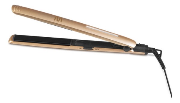Prancha Modeladora Cerâmica Gold com Pontas Arredondadas Bivolt Multi - EB168 EB168