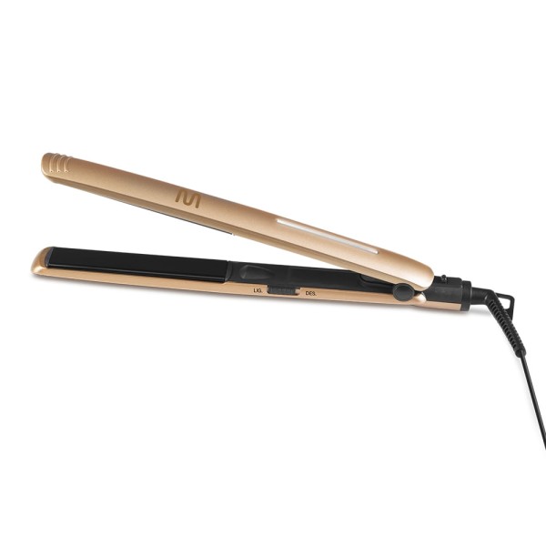 Encontraproduto.com.br - Prancha Modeladora Cerâmica Gold com Pontas Arredondadas Bivolt Multi - EB168 EB168