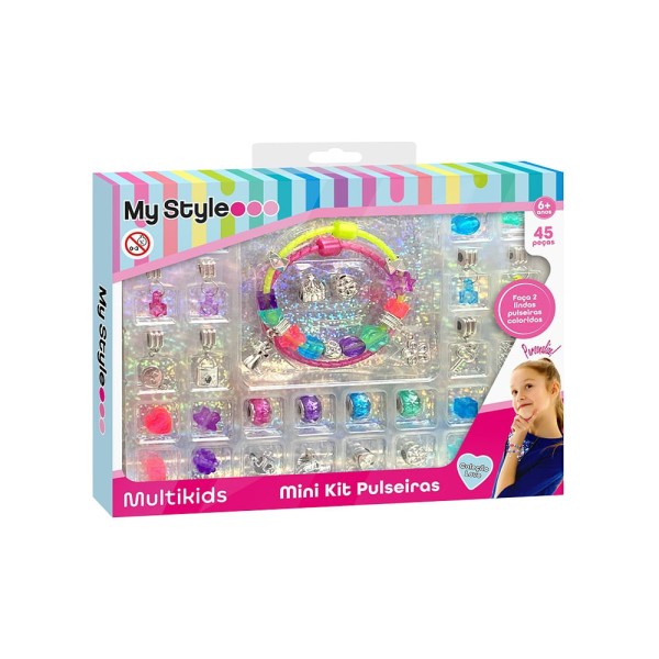 Encontraproduto.com.br - Mini Kit de Pulseiras My Style Coleção Love Multikids - BR2128