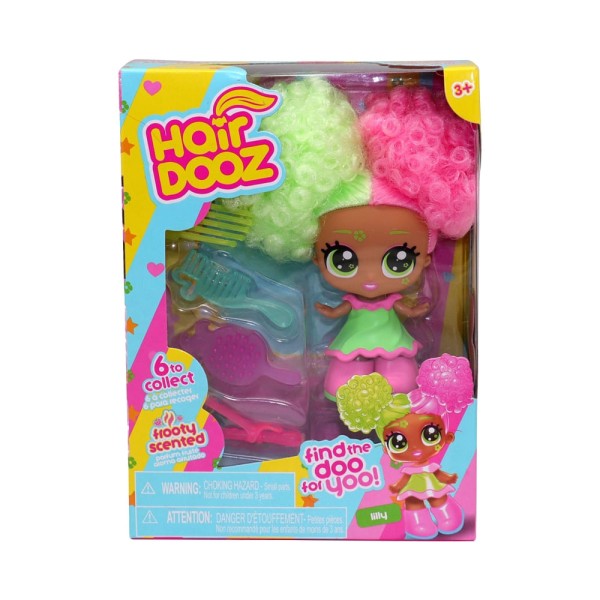 Encontraproduto.com.br - Boneca Colecionável Hair Dooz Lilly com Acessórios e Cheirinho Multikids - BR2212