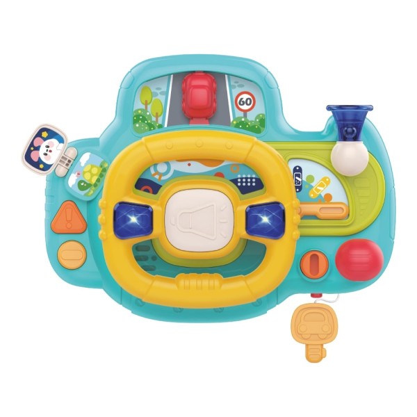 Meu Primeiro Volante Com Luz e Som Primeira Infancia Multikids - BR2173