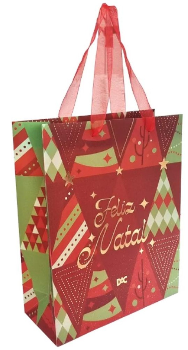 Encontraproduto.com.br - Sacola Para Presente Natal Média
